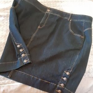 Lane Bryant Tummy Control Denim Skirt